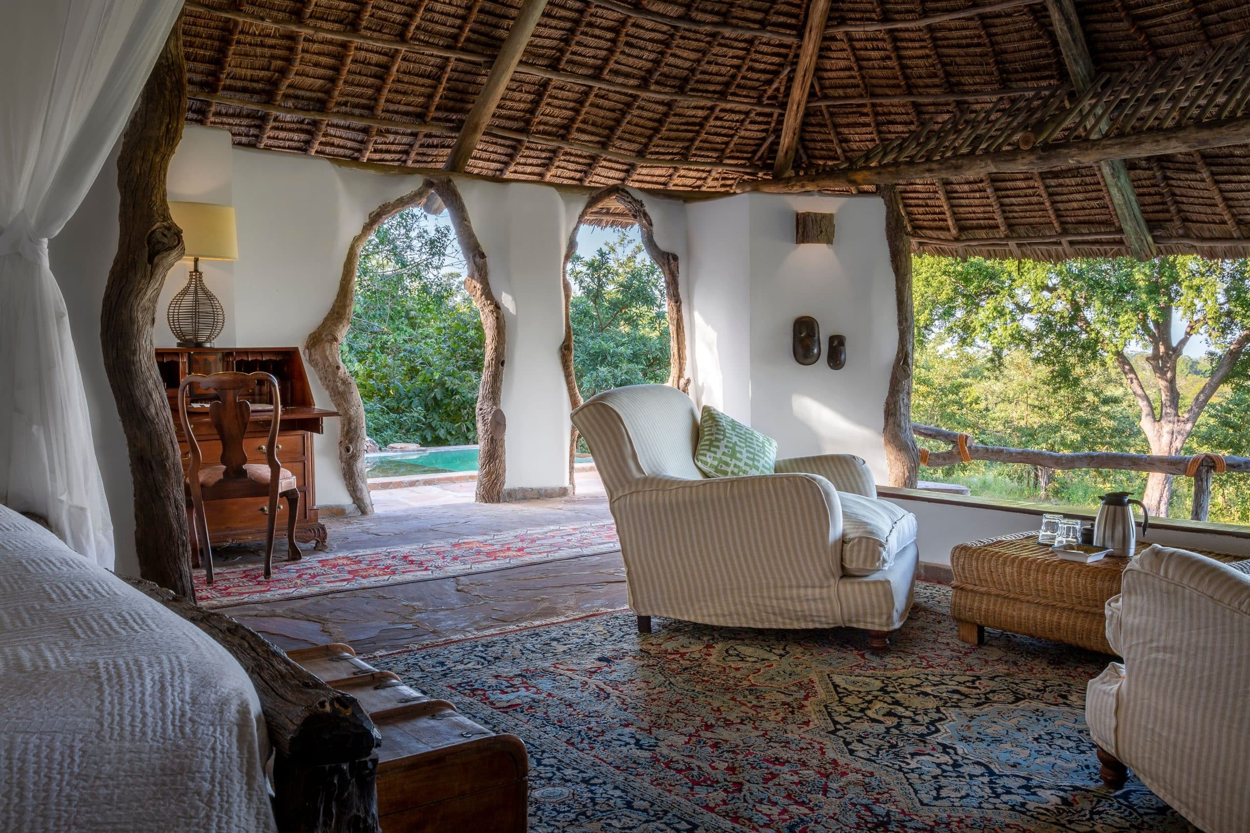 Beho Beho camp tanzanie salon