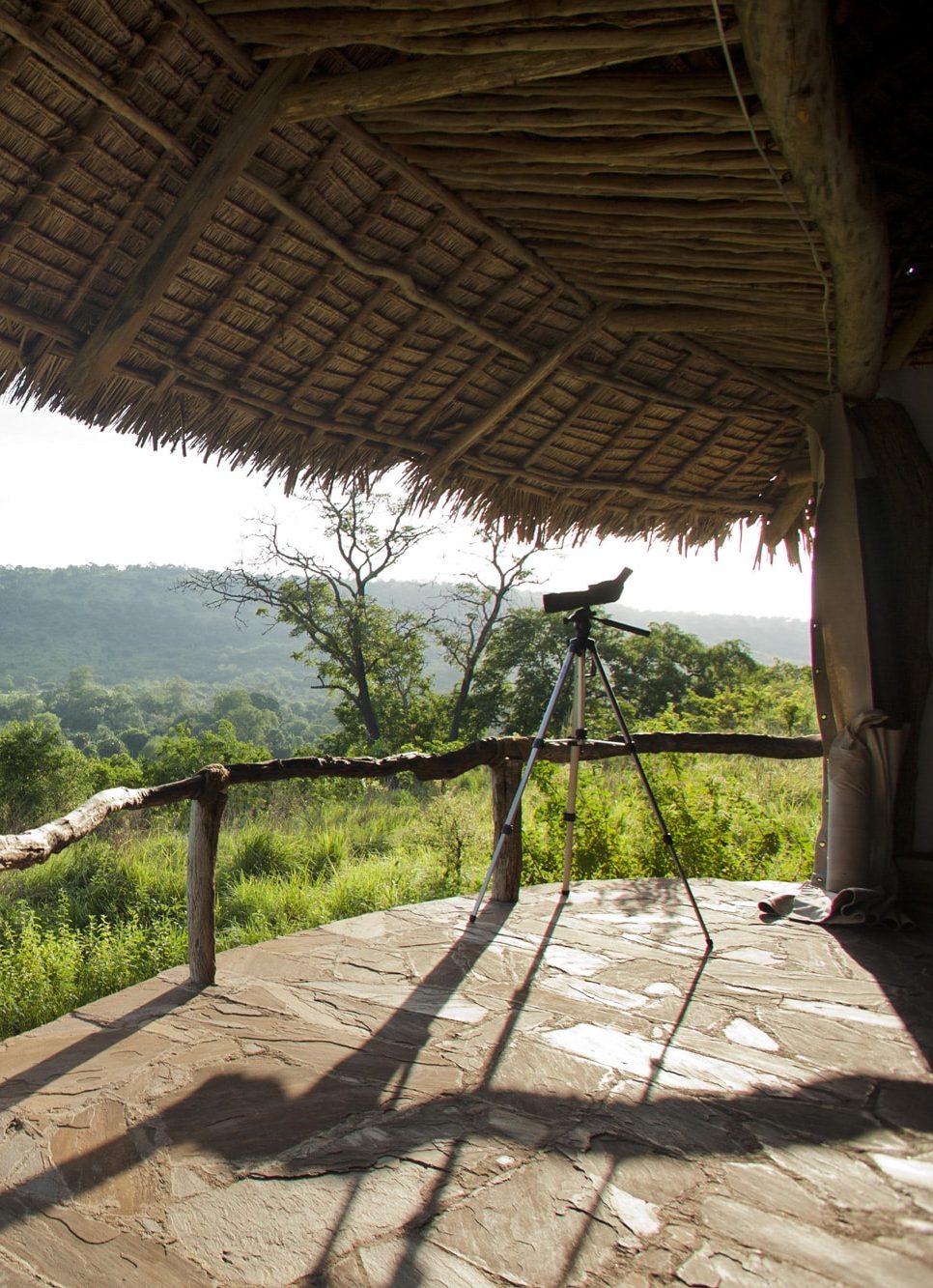Beho Beho camp tanzanie vue terasse