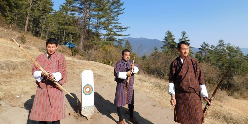Bhoutan plus d'une corde à son arc trois archers