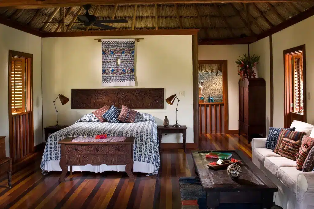 Blancaneaux lodge Belize chambre