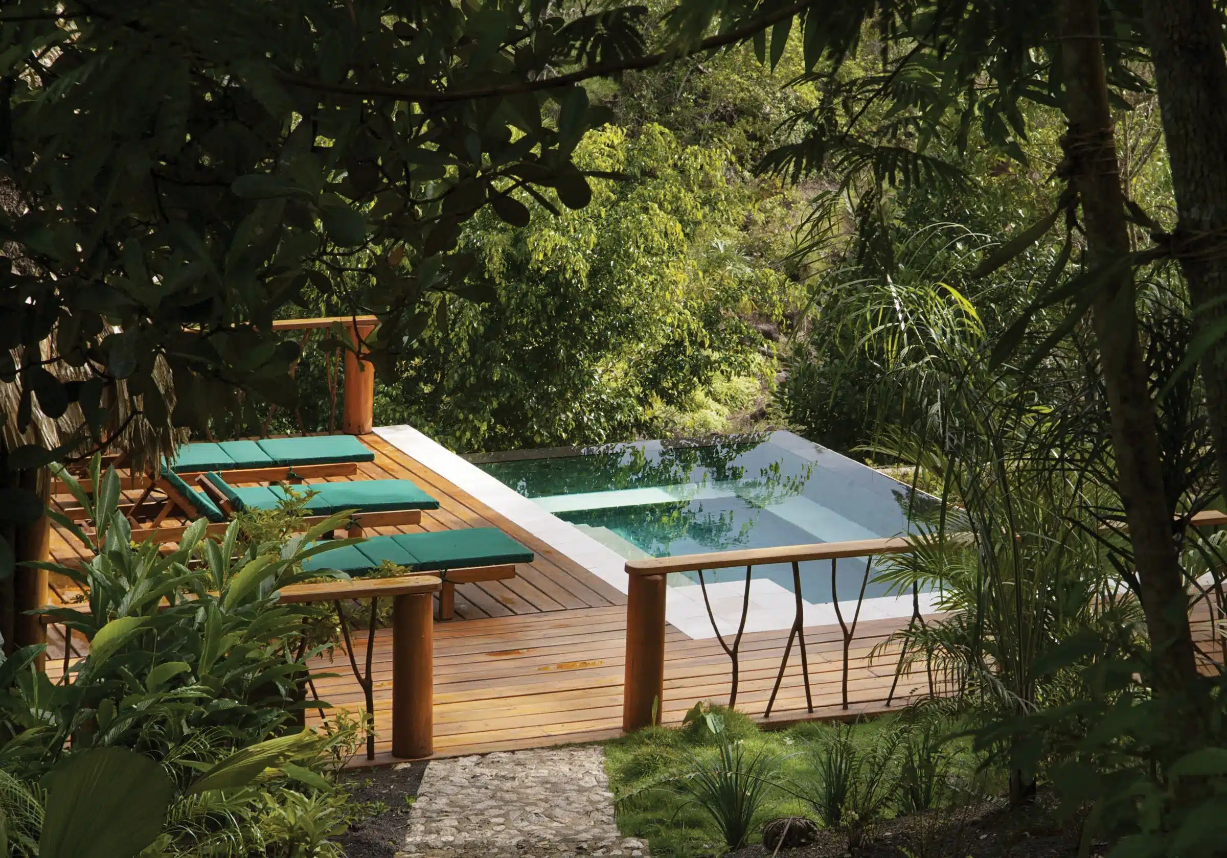 Blancaneaux lodge Belize piscine