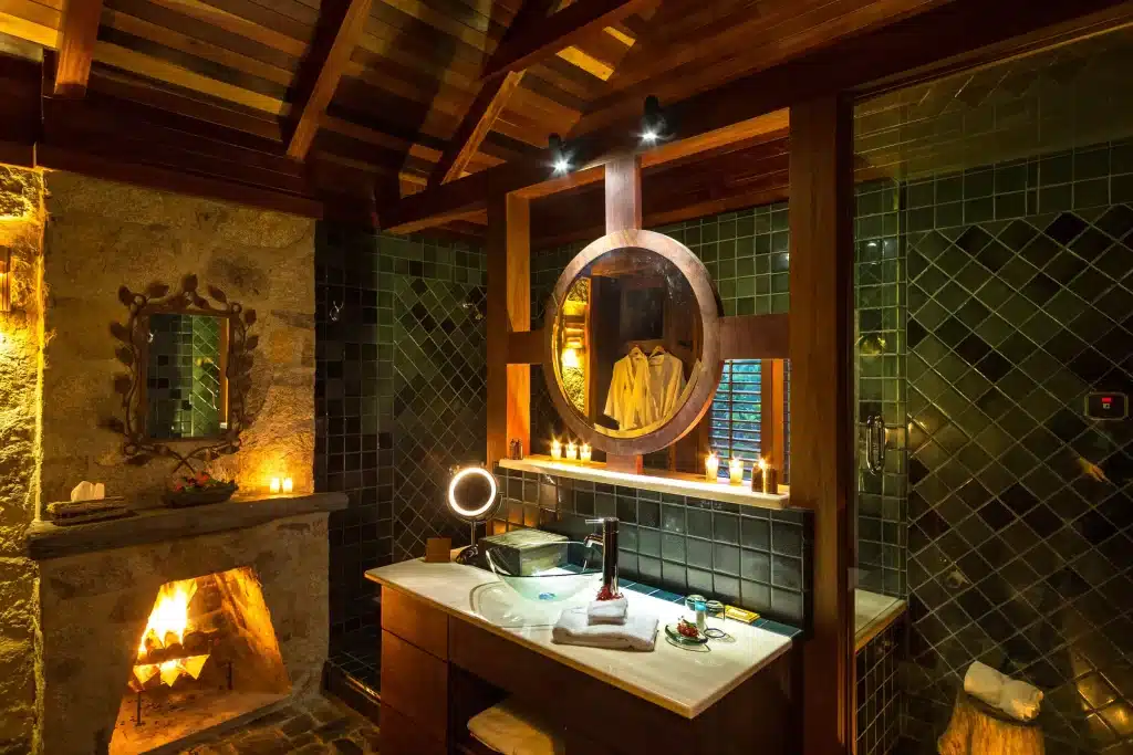 Blancaneaux lodge Belize salle de bain