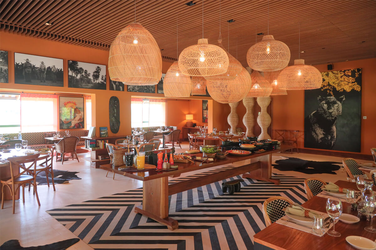 Brésil Refugio Caiman Ecologico restaurant