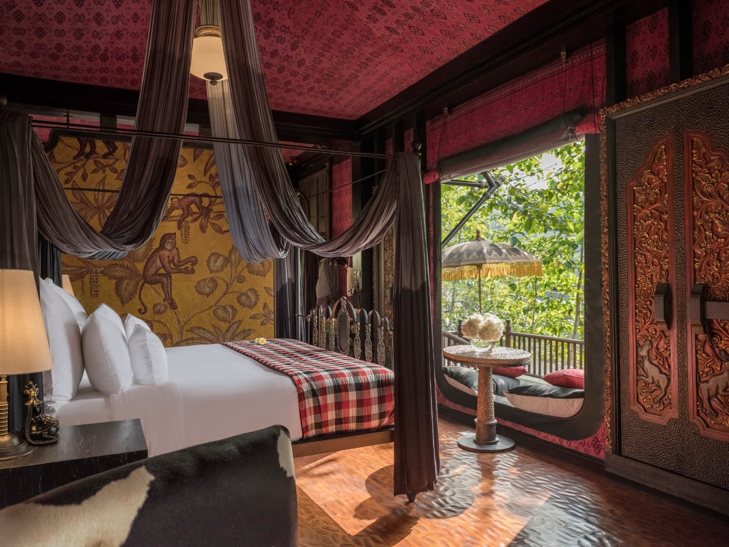 Chambre avec vue Capella Ubud Bali Indonésie