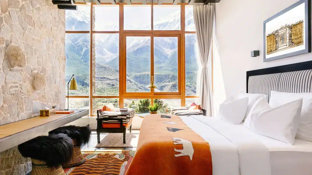 Chambre avec vue Shinta Mani Mustang Népal