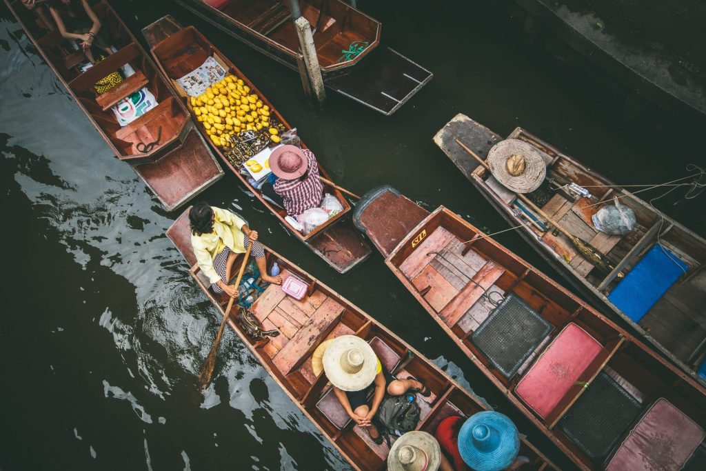 Delta Mekong Vietnam marchands