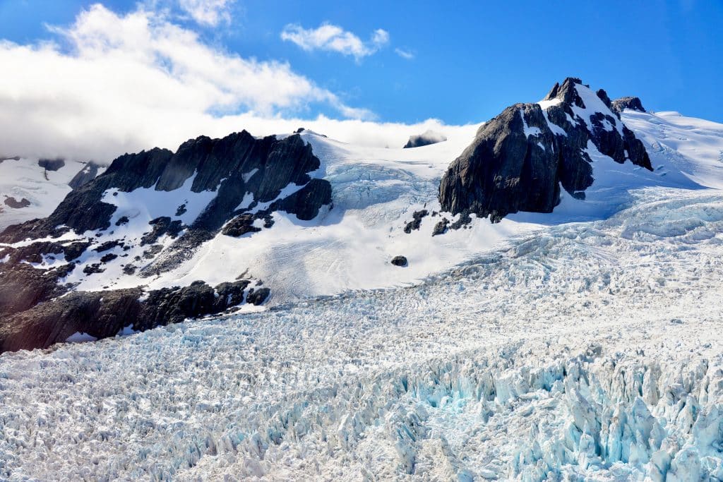 Franz,Josef,Glacier,View,From,A,Helicopter,,New,Zealand