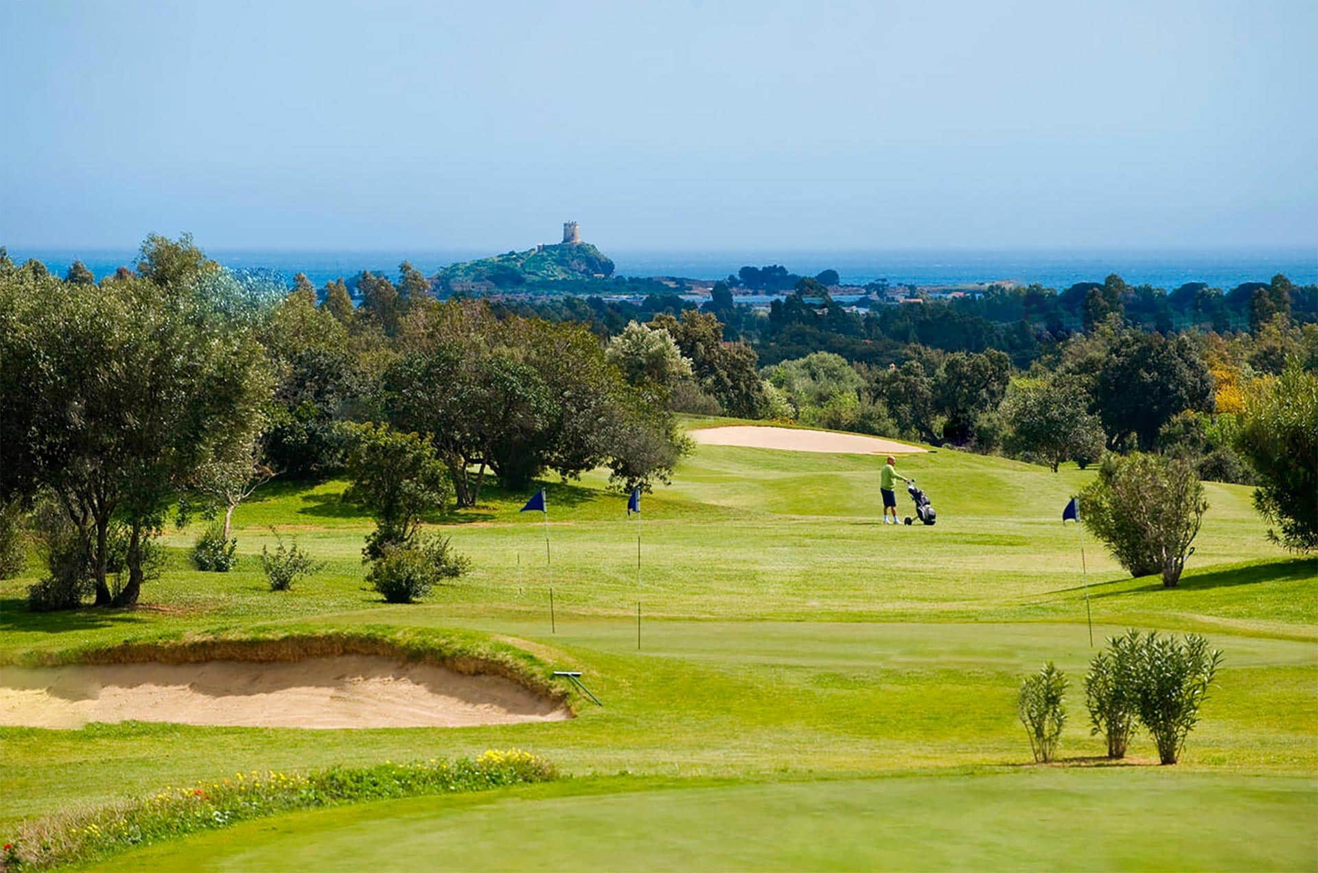 Faro Capo Spartivento Italie golf