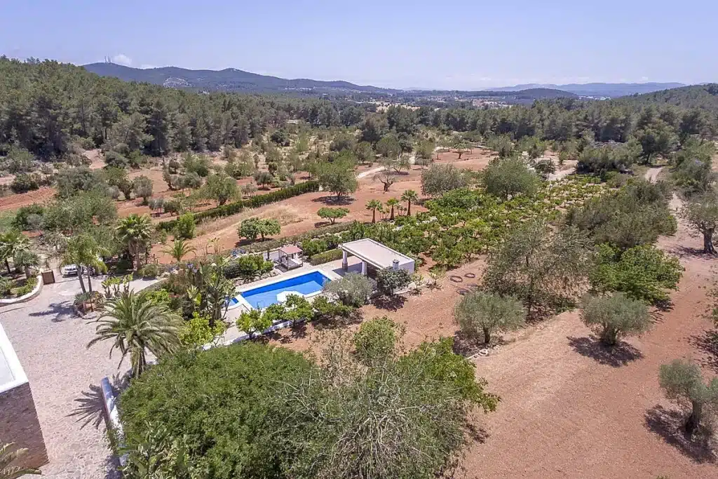 Finca ibiza can xuxu ibiza paysage de l'hotel