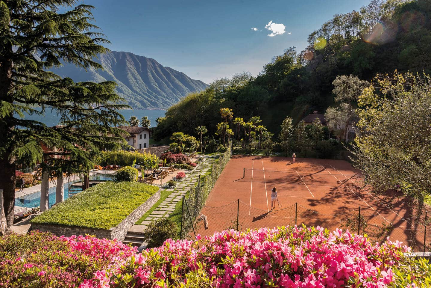 Grand Hotel Tremezzo Italie tennis