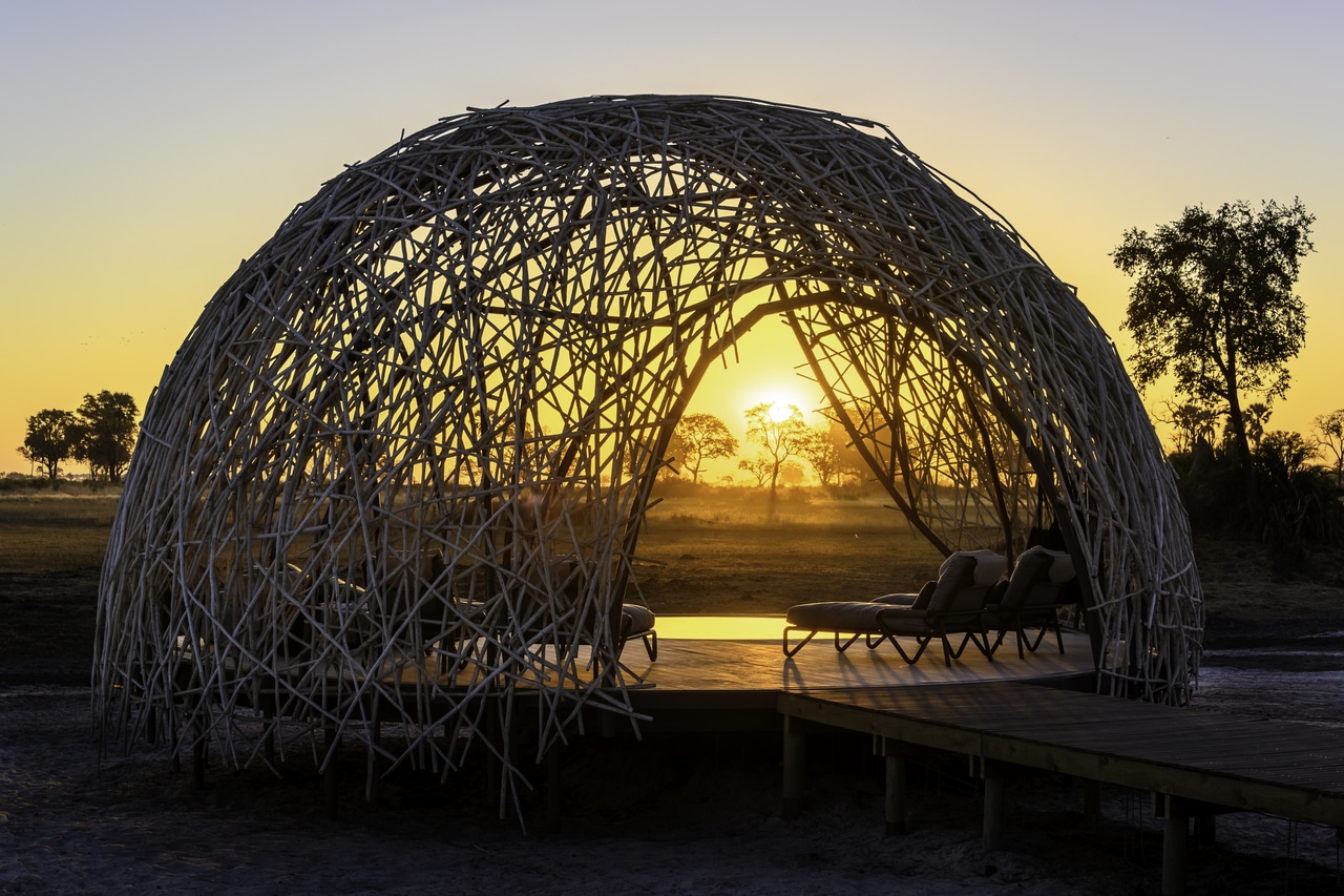 Jao Camp Botswana piscine dome