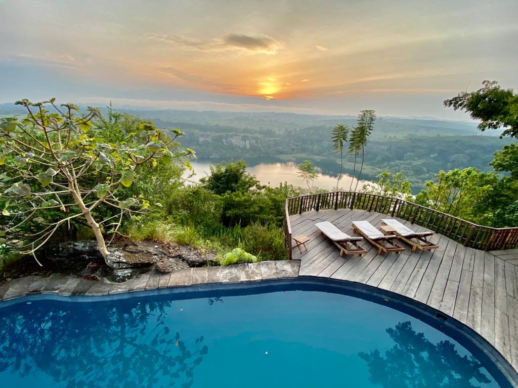 Kyaninga Lodge Ouganda piscine