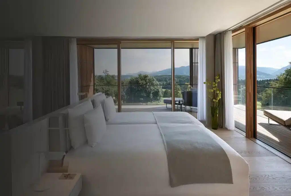 Lanserhof autriche chambre