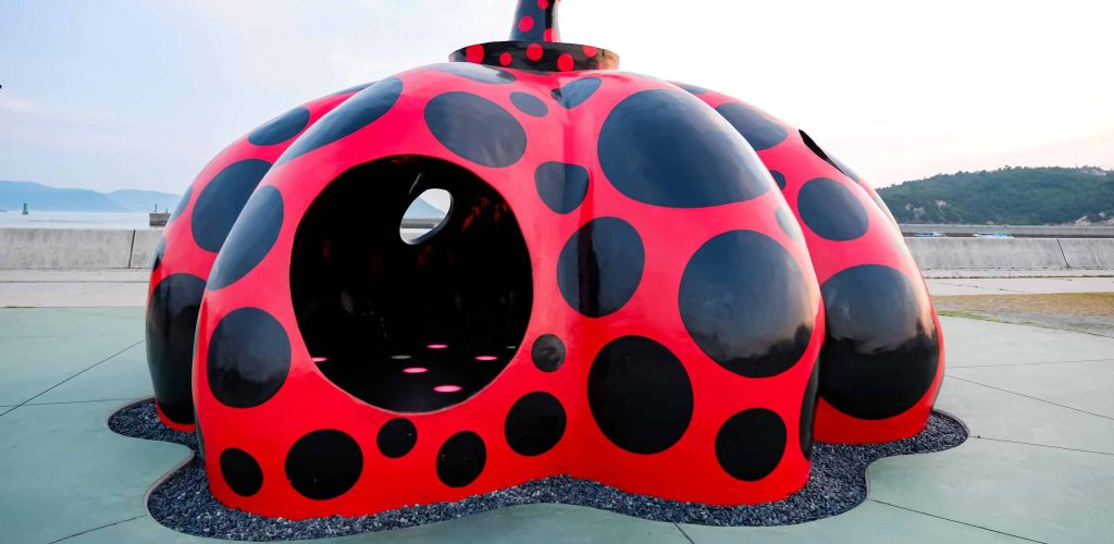 Shikoku,japan, ,June,3,:,The,Outdoor,Artwork,"pumpkin,Playhouse"