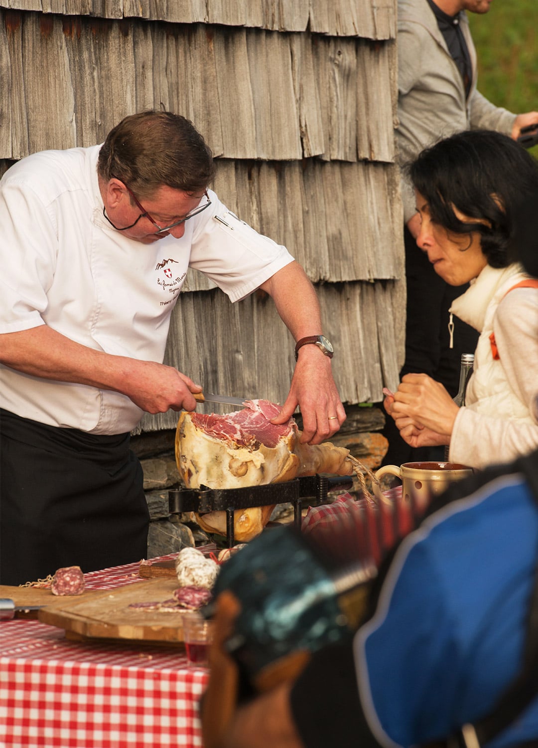 Les fermes de Marie déjeuner alpage jambon