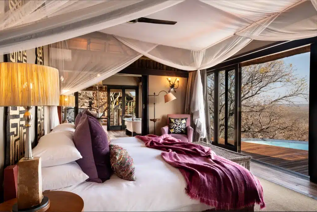 Little Ongava Namibie lit chambre