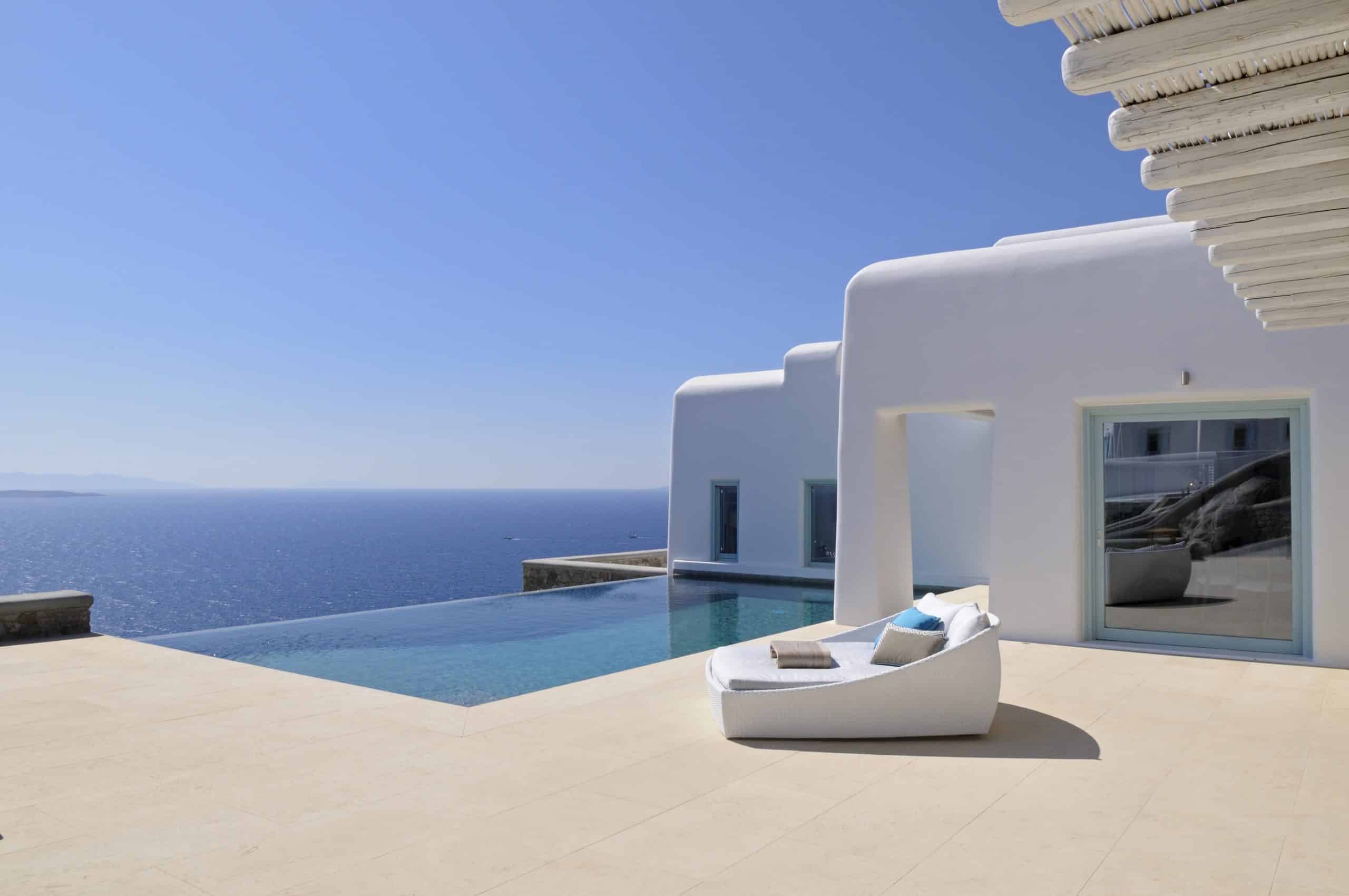 Location villas privées Gréce piscine