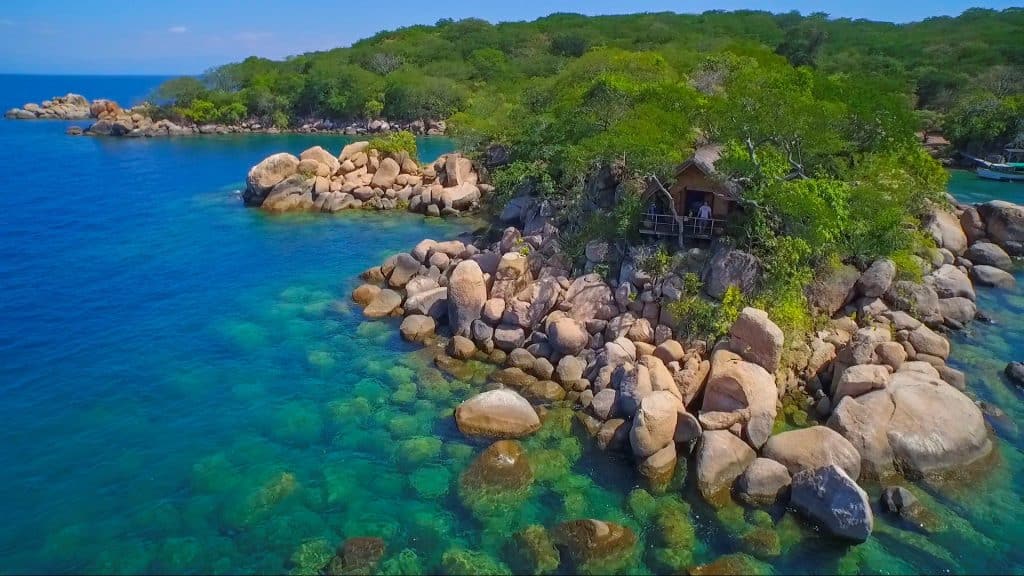 Mumbo island malawi hotel chambre