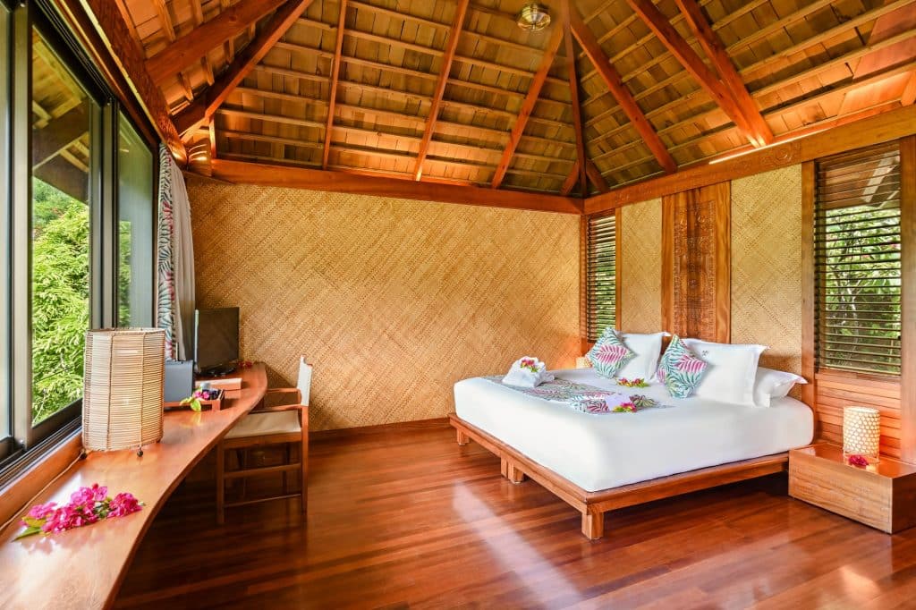 Nuku Hiva pearl lodge Polynésie chambre
