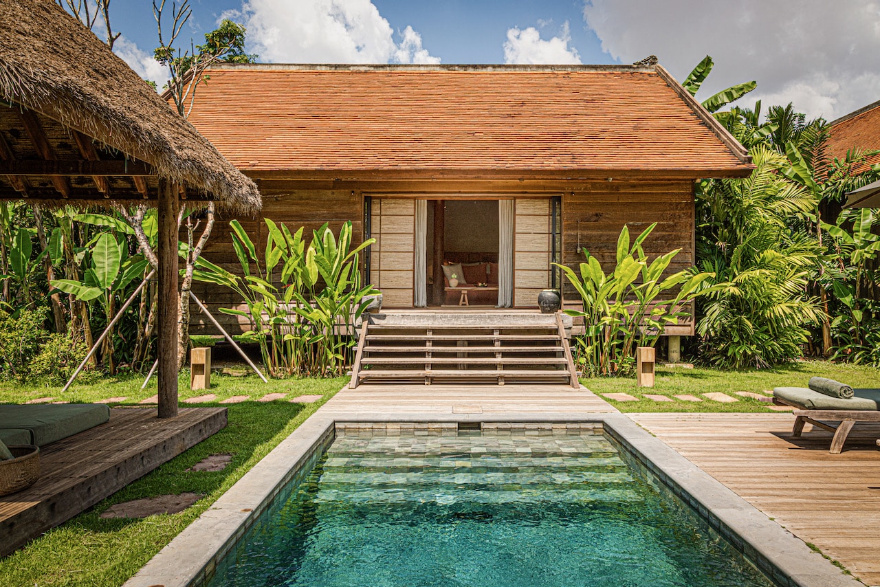 Piscine privée lodge Zannier Phum Baitang Cambodge