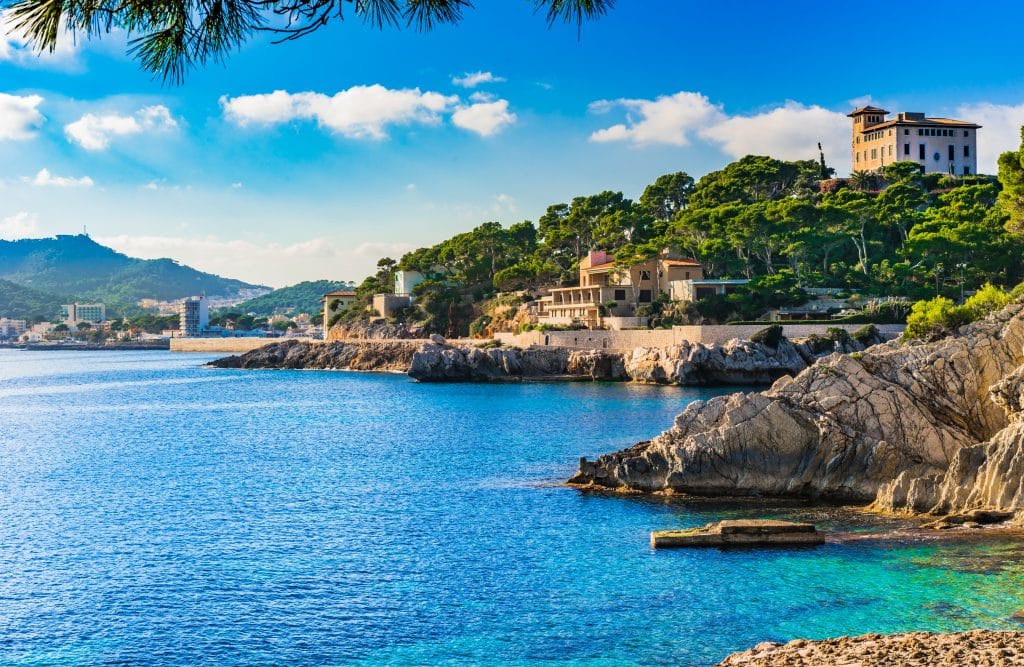 Island,Scenery,,Seascape,Of,Majorca,Spain,,Idyllic,Coastline,Of,Cala