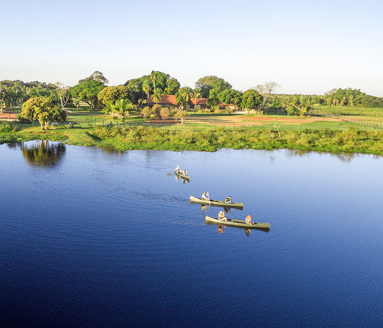 Refugio Caiman Ecologico canoe