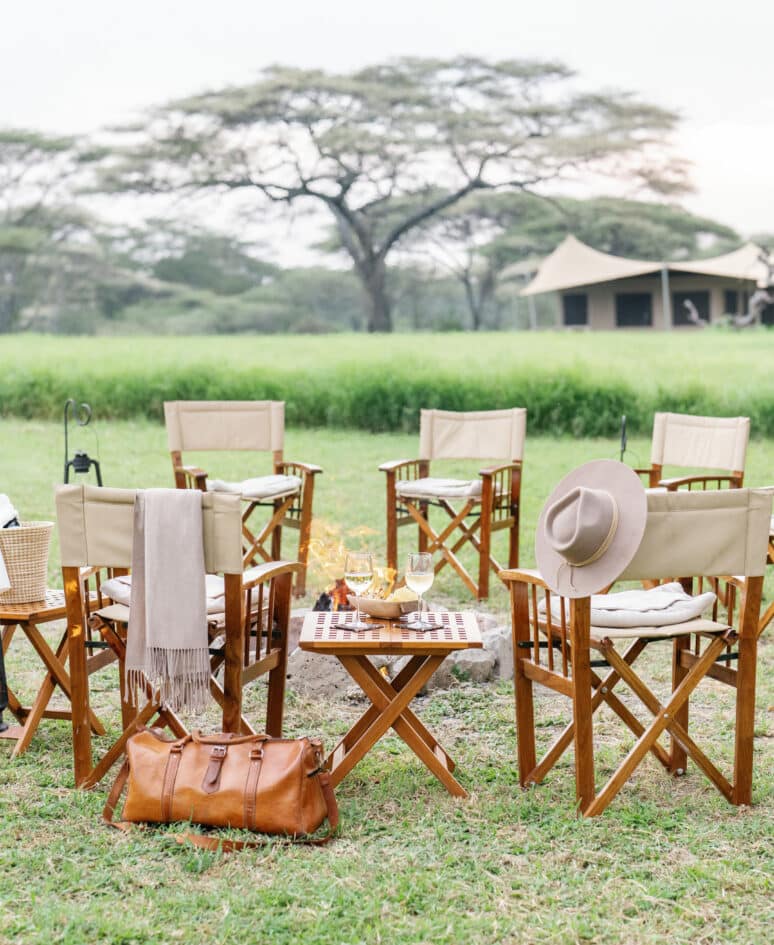 Roving Bushtops tanzanie feu de camp