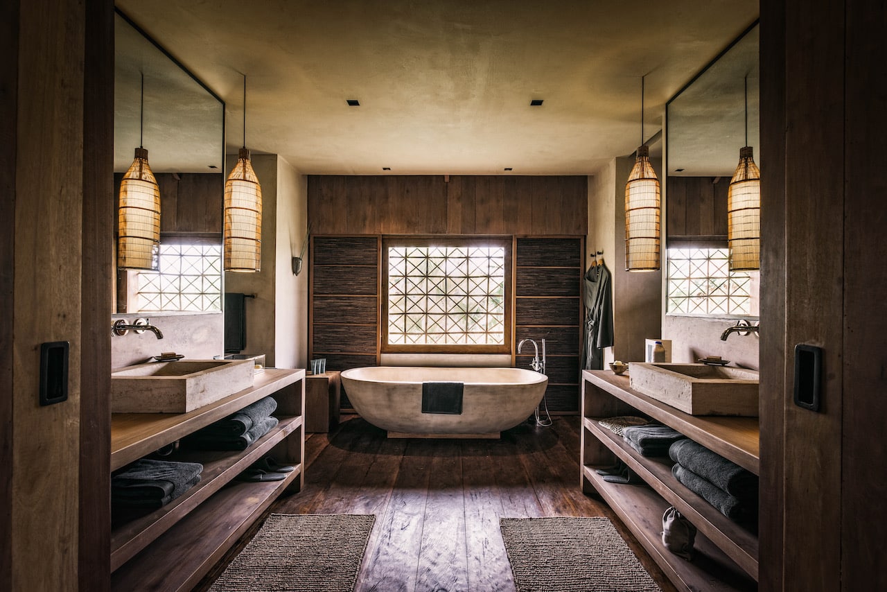 Salle de bain Zannier Phum Baitang Cambodge