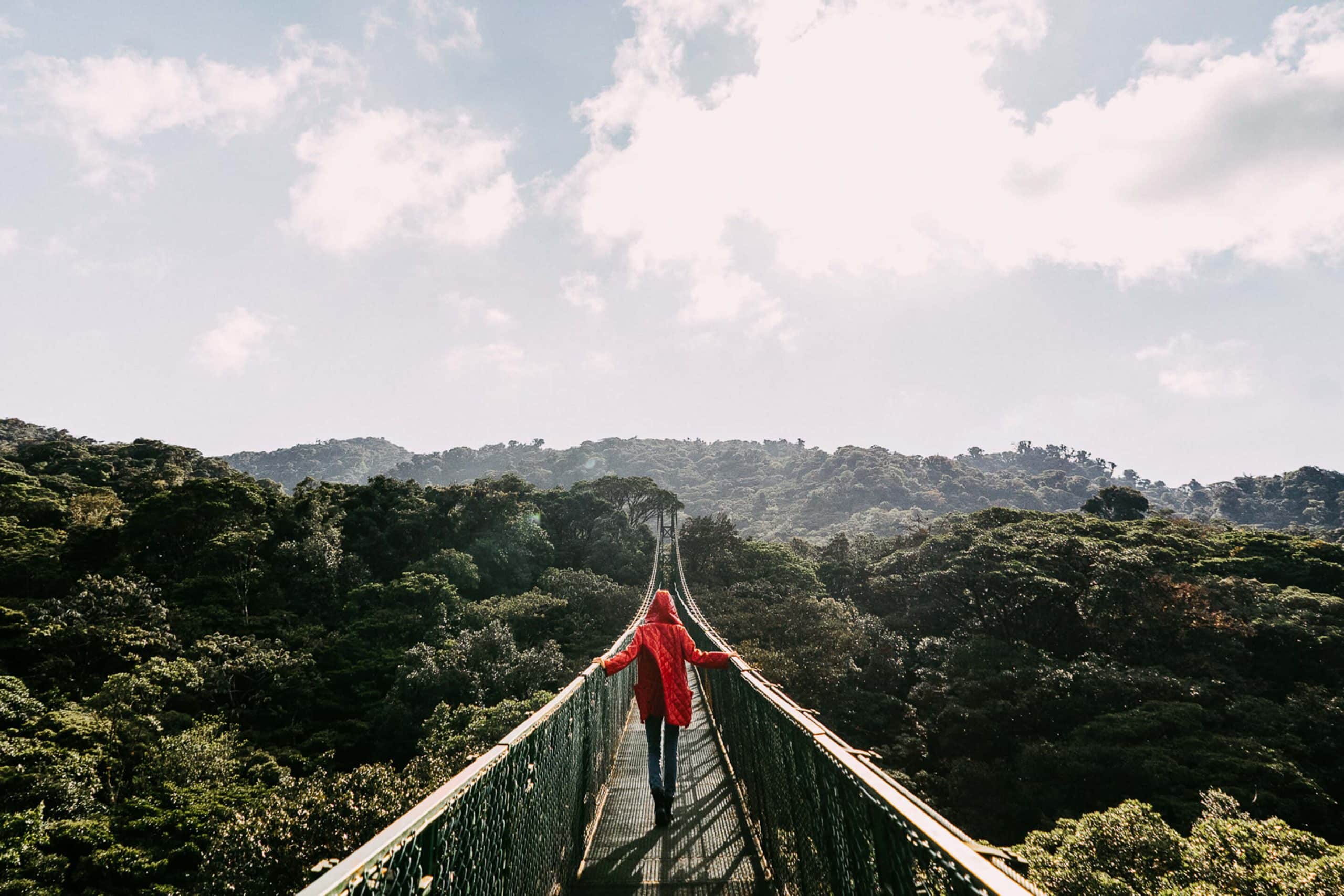 Senda monteverde costa rica pont suspendu