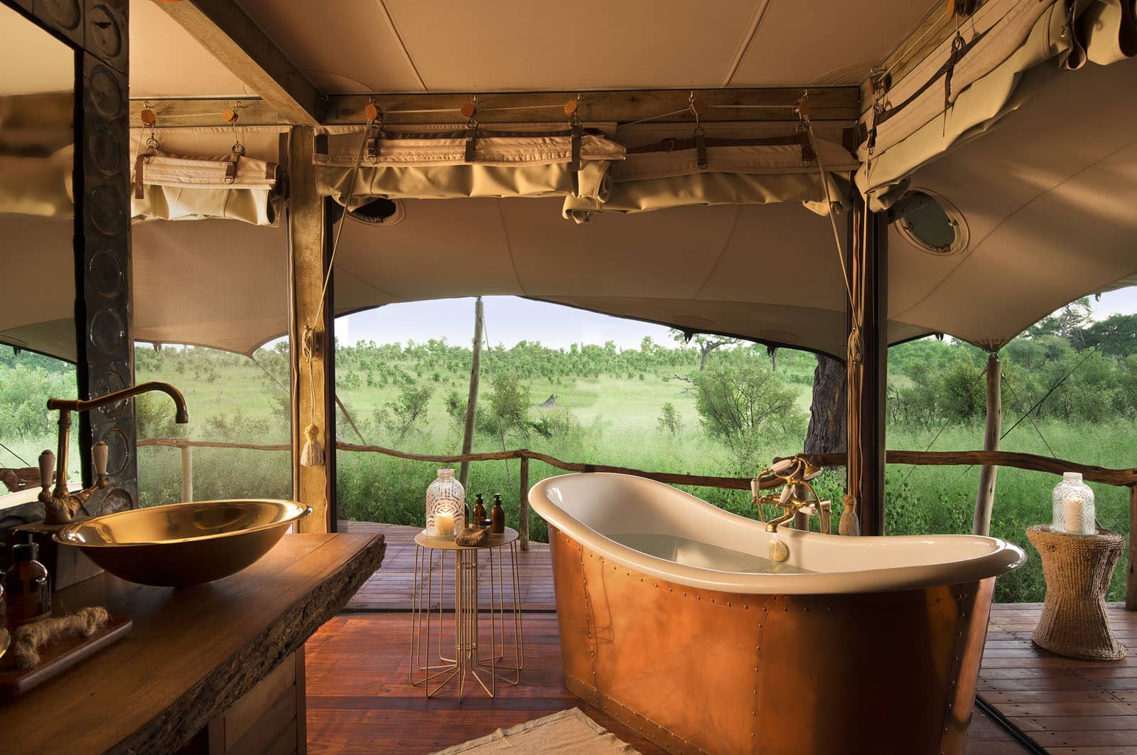 Somalisa Camp Hwange National Park Zimbabwe Luxury Safari Lodge African Bush Camps salle de bain