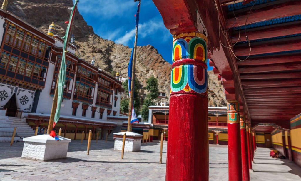 Tibetan,Traditional,Building,Of,Hemis,Monastery,In,Leh,,Ladakh,,Indian