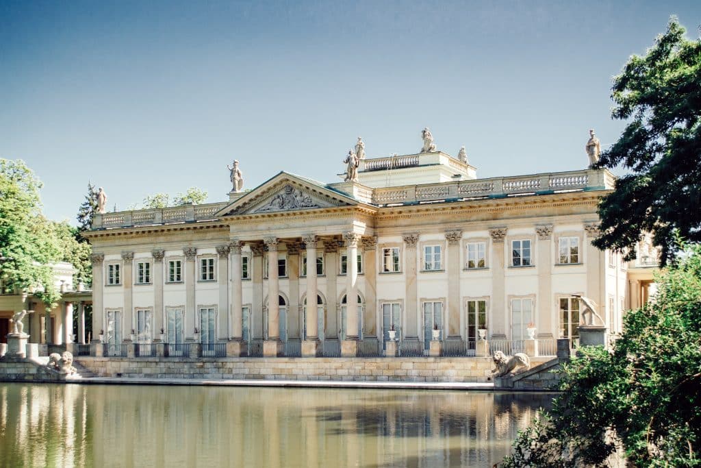 Sur les pas de chopin pologne palais Varsovie