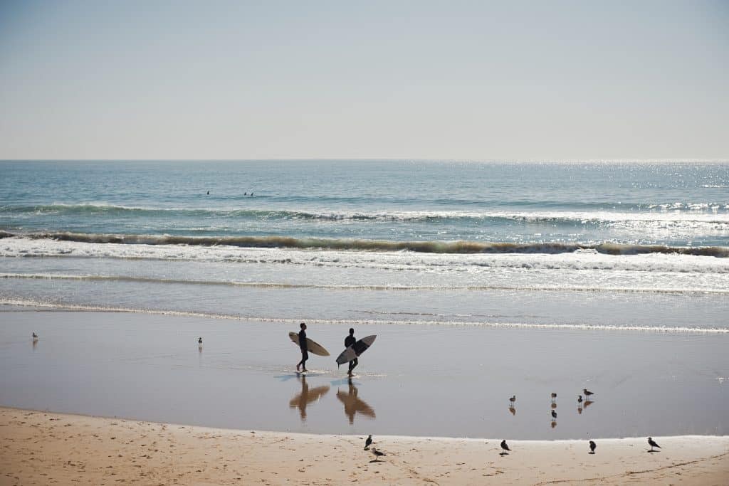 Dakhla,,Morocco, ,January,18,,2020:,Professional,Surfers,Carrying,Their