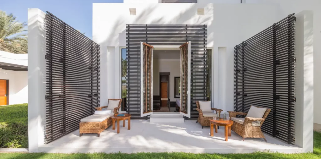 The Chedi Muscat Oman terrasse