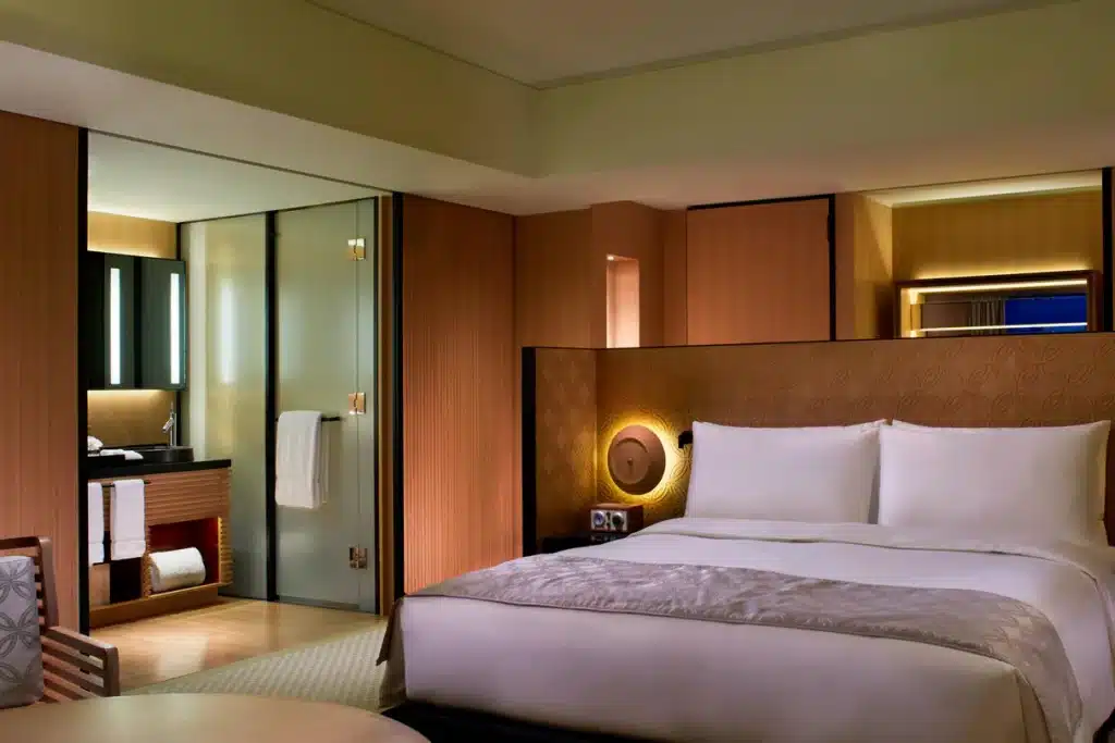 The Rits Carlton Kyoto Japon lit