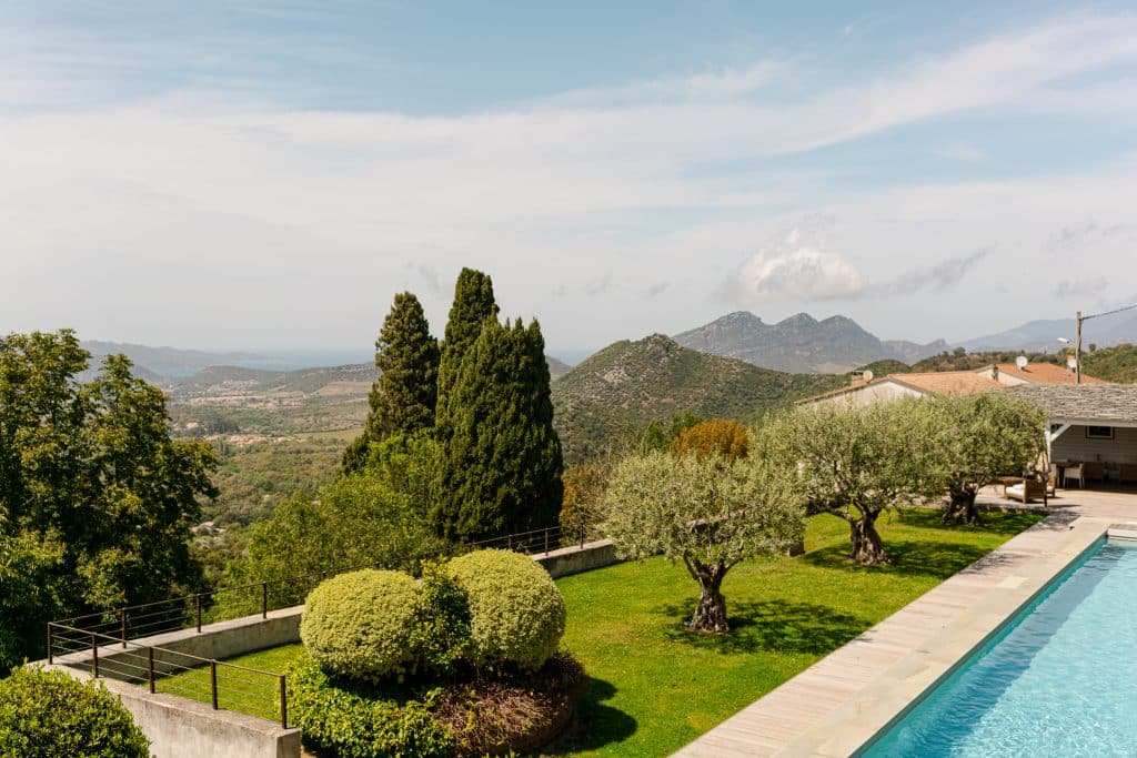 U Palazzu Serenu Corse terrasse extérieure