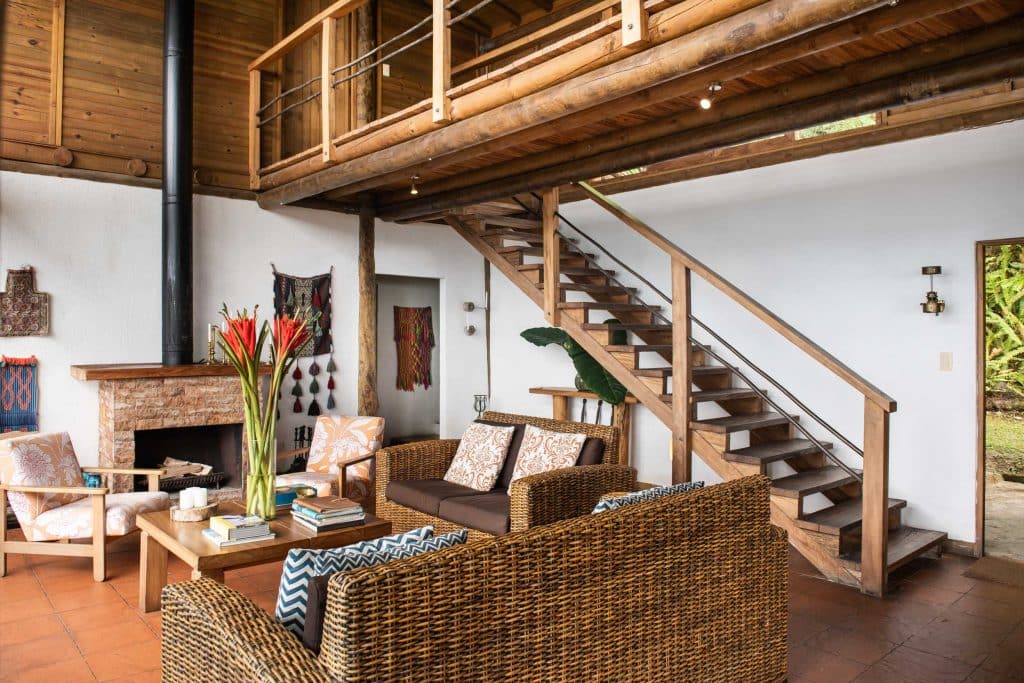 Villa privée à Santa marta colombie salon canapé