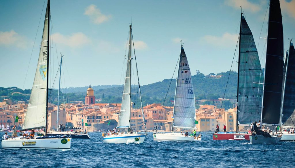 Voiles saint tropez france port