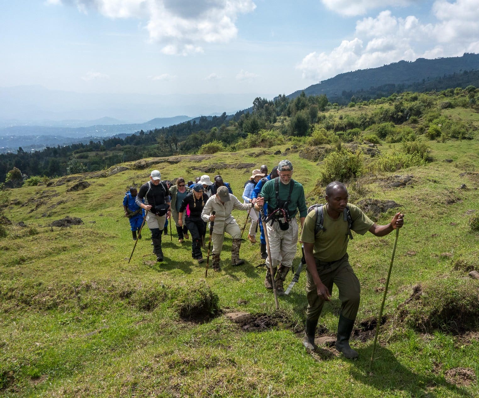 Wilderness Bisate Rwanda trek gorille