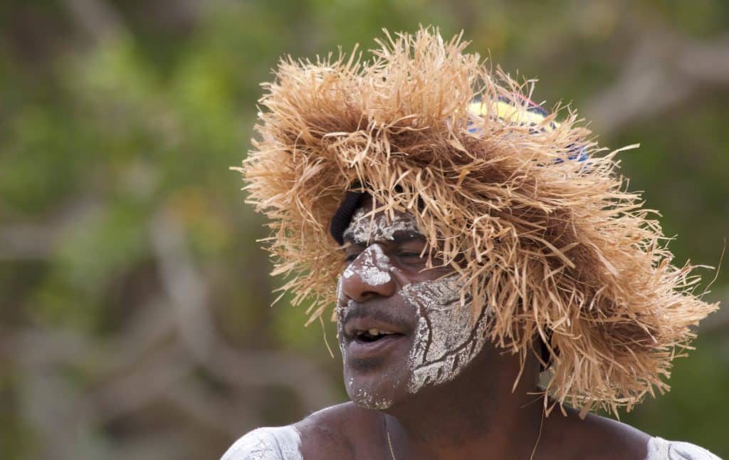Kuto,,Iles,Des,Pins january,8th,2014:,A,Kanak,Male,Dancer