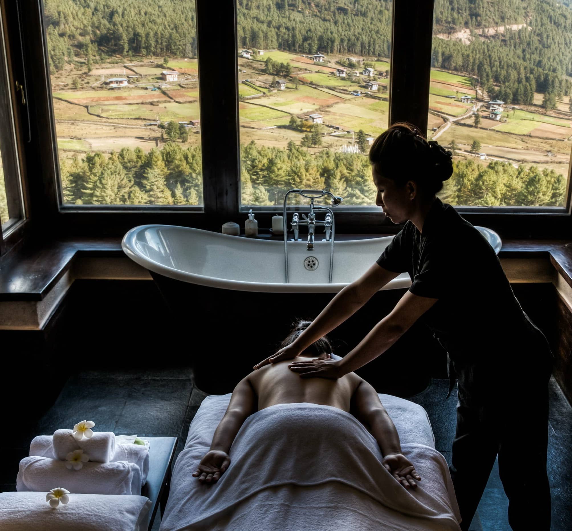 Massage et soins Gangtey Lodge Bhoutan