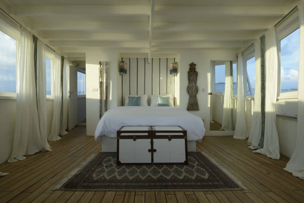 croisière privée parc national de komodo cabine