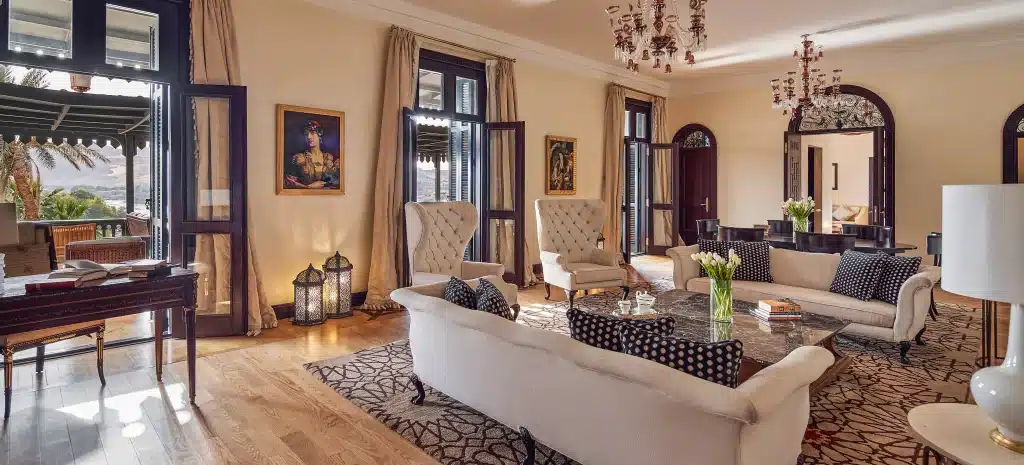 Sofitel legend old cataract egypte salon SIR WINSTON CHURCHILL suite