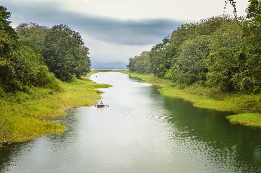 River,Through,Los,Naranjos,National,Park,With,Lake,De,Yojoa