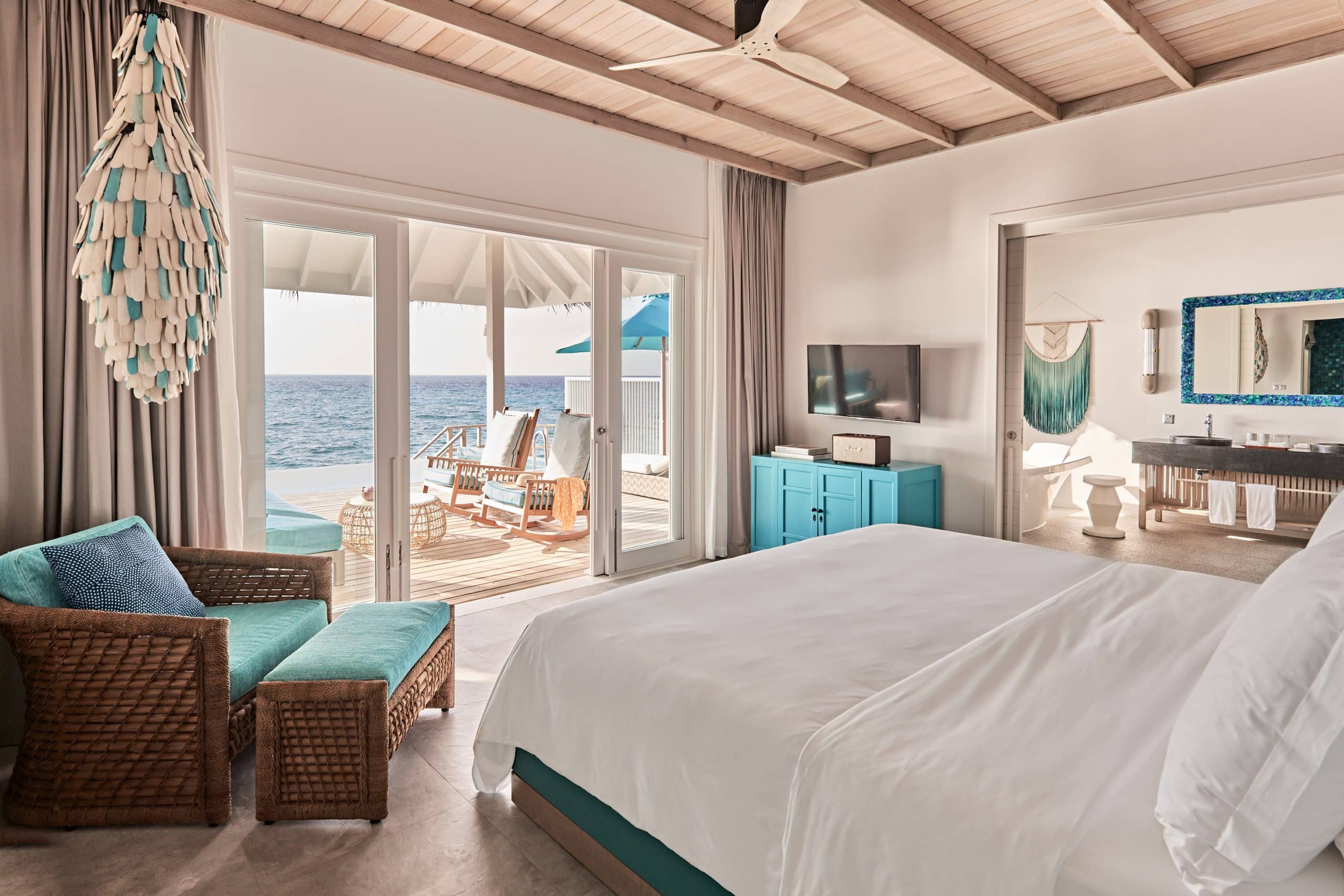Finolhu Baa Atoll Maldives chambre vue mer