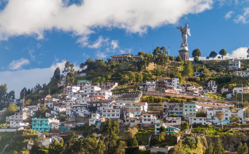 El,Panecillo,Hill,In,Quito,,Ecuador