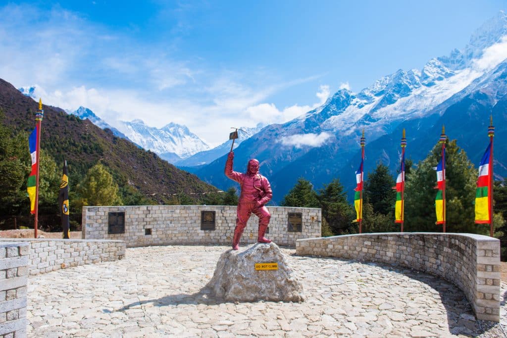 9,April,2018, ,Nepal,::sherpa,Tenzing,Norgay,Memorial,Statue