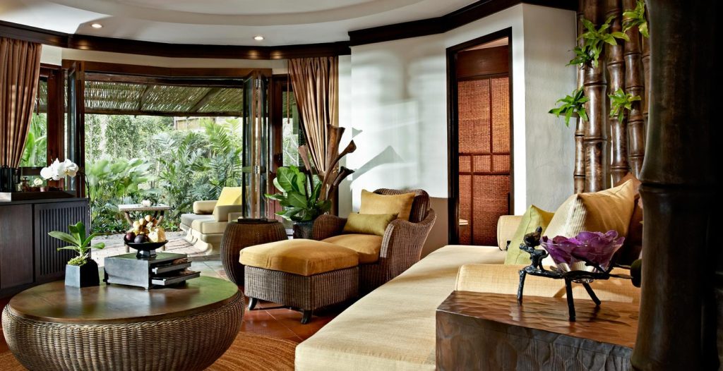Rayavadee Krabi Thaïlande salon de la villa