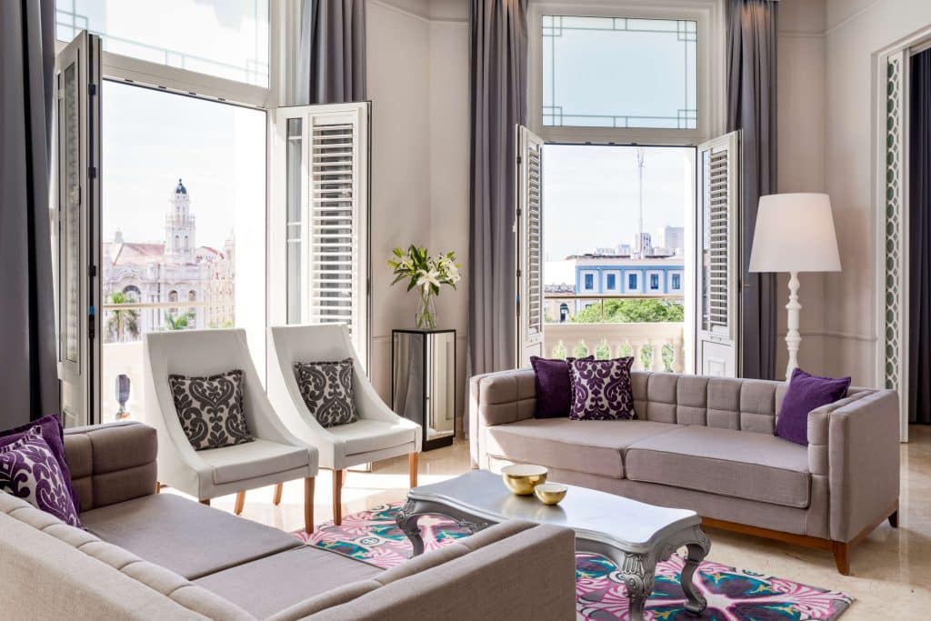 Grand Hotel Manzana Kempinski Cuba suite avec vue
