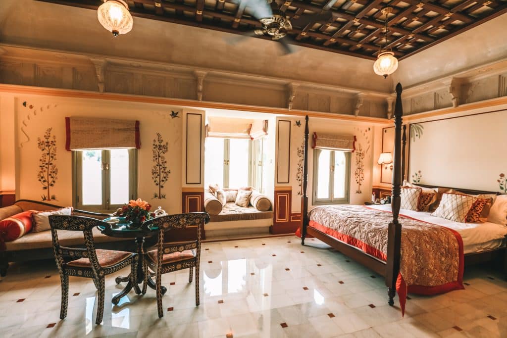 Taj Lake Palace Inde du nord chambre
